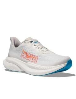 Hoka Mach 6 - White/Nimbus Cloud -Outlet Elevate Activewear Store 1147810 WNCL 6.small
