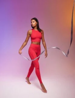 Compressive High Waisted Legging - Cherry -Outlet Elevate Activewear Store 311023 TSE EDITORIAL 0225 d3a9a803 a60d 4284 bcf0 05f2769f0cf6