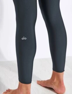 7/8 High Waisted Airlift Legging - Anthracite -Outlet Elevate Activewear Store ALO 0013