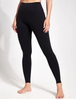 High Waisted Airbrush Legging - Black