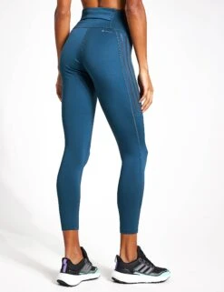 ADIDAS DailyRun 3-Stripes 7/8 Leggings - Arctic Night -Outlet Elevate Activewear Store Adidas DailyRun 3 Stripe 7 8 Tight IJ6856 ARCNGT 0002