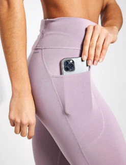 ADIDAS DailyRun 3 Stripes 7/8 Leggings - Preloved Fig -Outlet Elevate Activewear Store Adidas DailyRun 3S 7 8 PRLOFI IU1629 PURPLE 0033