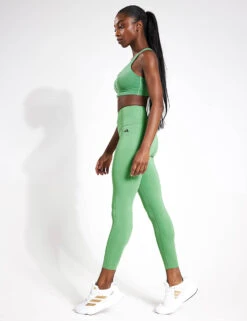 ADIDAS Optime Power 7/8 Leggings - Preloved Green -Outlet Elevate Activewear Store Adidas OPTIME POWER 7 8 PRLOGR IT6747 GREEN 0002