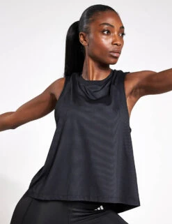 ADIDAS Studio Tank Top - Black/Grey Six