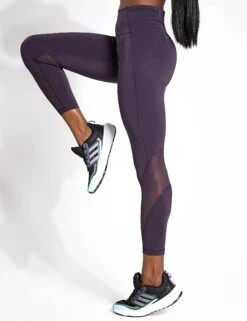 ADIDAS Tailored HIIT Training 7/8 Leggings - Aurora Black -Outlet Elevate Activewear Store Adidas TLRDIM LUX ZIP BLACK IL2911 Black 0008