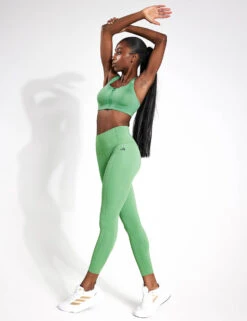 ADIDAS TLRD Impact Luxe High-Support Zip Bra - Preloved Green -Outlet Elevate Activewear Store Adidas TLRDIM LUX ZIP PRLOGR IT6655 GREEN 0018