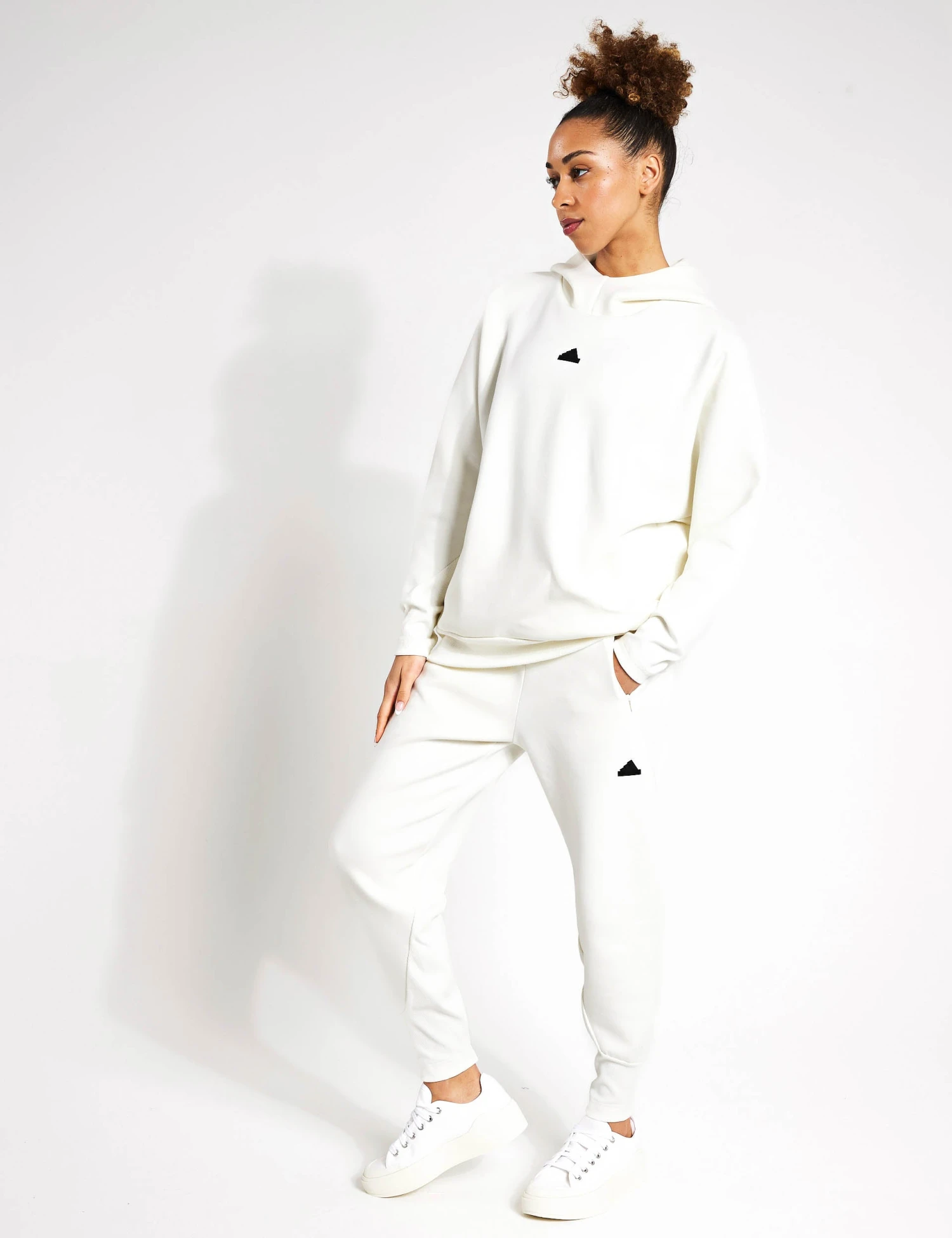 ADIDAS Z.N.E. Tracksuit Bottoms - Off White 4 ADIDAS Z.N.E. Tracksuit Bottoms - Off White - Image 4