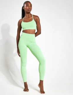 ADIDAS All Me Light Support Bra - Semi Green Spark 6 ADIDAS All Me Light Support Bra - Semi Green Spark -Outlet Elevate Activewear Store Adidas WTR D4T TK SEGRSP IT6750 GREEN 0028