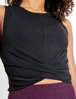 Cover Tank - Black -Outlet Elevate Activewear Store Alo Yoga COVER TANK W2564R BLACK 0033