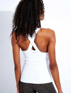 Elevate Tank - White -Outlet Elevate Activewear Store Alo Yoga Elevate Tank W9319R White 0016