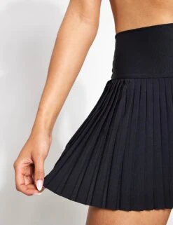 Grand Slam Tennis Skort - Black -Outlet Elevate Activewear Store Alo Yoga GRAND SLAM TENNIS SKIRT W6289R BLACK 0006