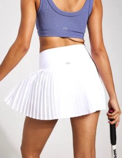 Grand Slam Tennis Skort - White 8 Grand Slam Tennis Skort - White -Outlet Elevate Activewear Store Alo Yoga GRAND SLAM TENNIS SKIRT W6289R WHITE 0007