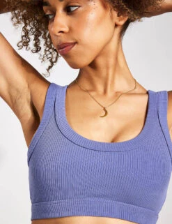 Wellness Bra - Infinity Blue 8 Wellness Bra - Infinity Blue -Outlet Elevate Activewear Store Alo Yoga WELLNESS BRA W9634R INFINITY BLUE 0037