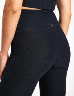 Beyond Yoga Spacedye Caught In The Midi High Waisted Legging - Darkest Night -Outlet Elevate Activewear Store BEYOND YOGA Spacedye Midi Legging ENU002 Darkest Night 0022