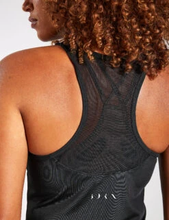 Born Kiava Mesh Tank - Black -Outlet Elevate Activewear Store BORN Kiava Mesh Tank O22CS44 C Black 0019