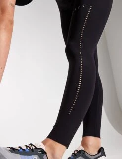 Born Nara Legging - Black 9 Born Nara Legging - Black -Outlet Elevate Activewear Store BORN Nara Perf Legging I22CS71 L Black 0009