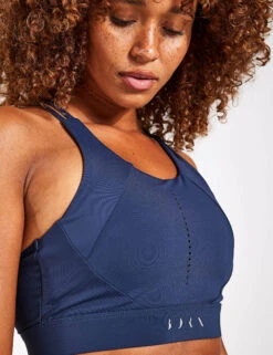 Born Saril Bra - Sailor Blue -Outlet Elevate Activewear Store BORN Saril Perf Bra O22CS40 B Sailor Blue 0004