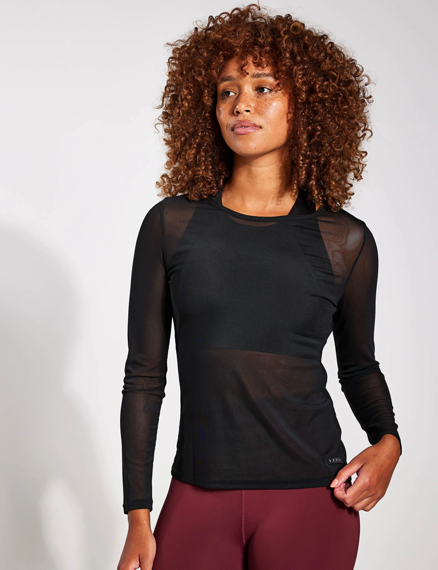Born Tula Mesh Longsleeve - Black 1 Born Tula Mesh Longsleeve - Black