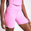 Beyond Yoga Spacedye Keep Pace 5" Biker Short - Pink Bloom Heather