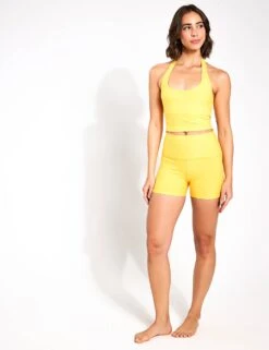 Beyond Yoga Spacedye Well Rounded Cropped Halter Tank - Sunflower Heather 6 Beyond Yoga Spacedye Well Rounded Cropped Halter Tank - Sunflower Heather -Outlet Elevate Activewear Store Beyond Tank Spacedye Well Rounded Cropped Halter Tank Sunflower Heather 0002