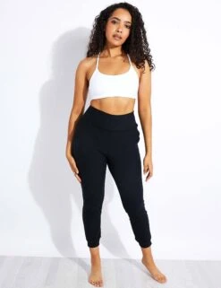 Beyond Yoga Spacedye Slim Racerback Bra - Cloud White -Outlet Elevate Activewear Store Beyond Yoga CF Spacedye Slim Racerback Bra SD8255 Cloud White 0018