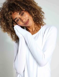 Beyond Yoga Featherweight Daydreamer Pullover - Cloud White -Outlet Elevate Activewear Store Beyond Yoga Featherweight Daydreamer Pullover LWSD7792 Cloud White 0026