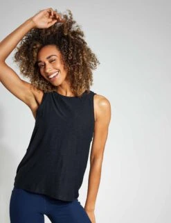 Beyond Yoga Featherweight Rebalanced Tank - Darkest Night