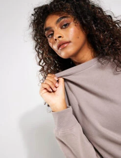 Beyond Yoga On The Go Pullover - Birch -Outlet Elevate Activewear Store Beyond Yoga ON THE GO PULLOVER NF7758LIG BIRCH 0020