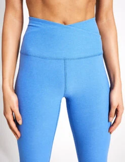 Beyond Yoga Spacedye At Your Leisure High Waisted Midi Legging - Sky Blue Heather -Outlet Elevate Activewear Store Beyond Yoga SPACEDYE AT YOUR LEISURE HW MIDI LEGGING SBEY0008 SD3463BLH 0021