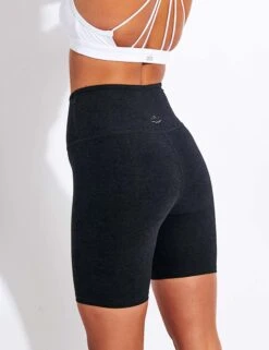 Beyond Yoga Spacedye Biker Short - Darkest Night -Outlet Elevate Activewear Store Beyond Yoga SPACEDYE HIGH WAISTED BIKER SHORT SD5054 DARKEST NIGHT 0003