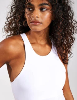 Beyond Yoga Spacedye Refocus Cropped Tank - Cloud White -Outlet Elevate Activewear Store Beyond Yoga SPACEDYE REFOCUS CROPPED TANK SD4671WHI CLOUD WHITE 0019