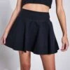 Beyond Yoga Spacedye Hot Shot Circle Skort - Darkest Night