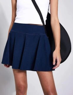 Beyond Yoga Spacedye Hot Shot Circle Skort - Nocturnal Navy -Outlet Elevate Activewear Store Beyond Yoga Spacedye Hot Shot Circle Skirt SD5124 Nocturnal Navy 0005