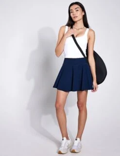 Beyond Yoga Spacedye Hot Shot Circle Skort - Nocturnal Navy -Outlet Elevate Activewear Store Beyond Yoga Spacedye Hot Shot Circle Skirt SD5124 Nocturnal Navy 0007