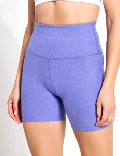 Beyond Yoga Spacedye Keep Pace 5" Biker Short - Indigo Heather