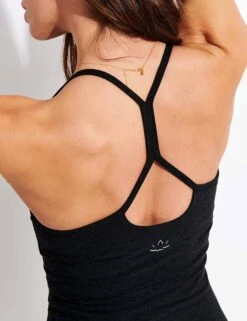 Beyond Yoga Slim Racerback Cami - Darkest Night -Outlet Elevate Activewear Store Beyond Yoga Spacedye Slim Racerback Cami SD4550 Darkest Night 0020