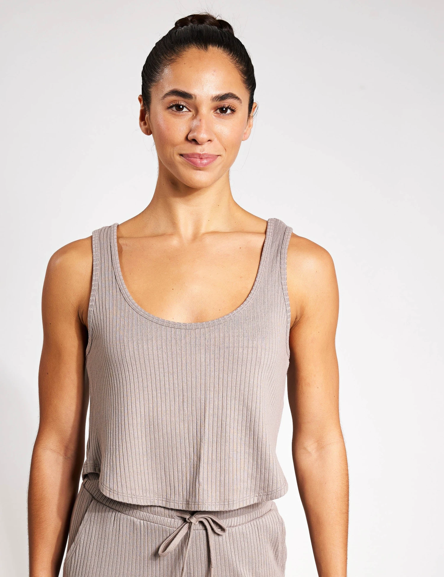 Beyond Yoga Well Traveled Tank - Birch 1 Beyond Yoga Well Traveled Tank - Birch