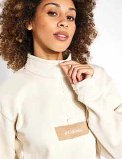 Columbia Lodge Quarter Zip - Chalk/Canoe -Outlet Elevate Activewear Store Columbia Columbia Lodge Quarter Zip 2073531191 CHALK 0021