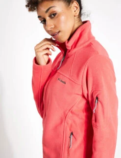Columbia Fast Trek II Fleece Jacket - Juicy -Outlet Elevate Activewear Store Columbia Fast Trek II Jacket 1465351608 Juicy 0040