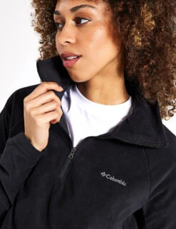 Columbia Glacial II Casual Cropped Fleece - Black -Outlet Elevate Activewear Store Columbia Glacial Cropped II 2002121010 BLACK 0023