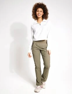 Columbia Glacial II Casual Cropped Fleece - Sea Salt -Outlet Elevate Activewear Store Columbia Glacial Cropped II 2002121125 SEA SALT 0012