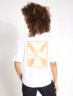 Columbia North Cascades Graphic T-Shirt - White/Wavy Rays