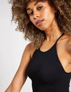Cropped Run Tank - Black -Outlet Elevate Activewear Store FP MOVEMENT Cropped Run Tank Black 0021
