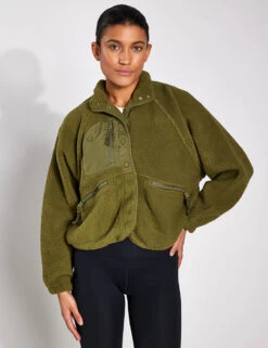 Hit The Slopes Fleece Jacket - Army