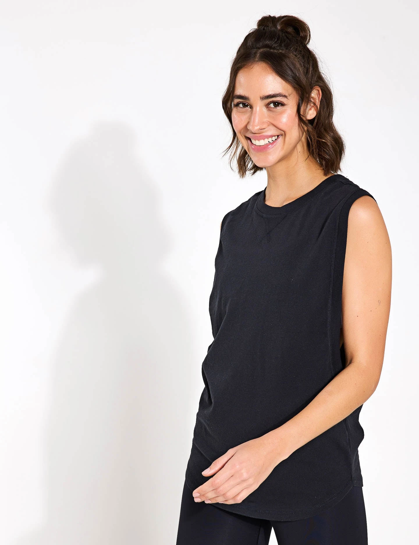 Spin Tank - Washed Black 1 Spin Tank - Washed Black