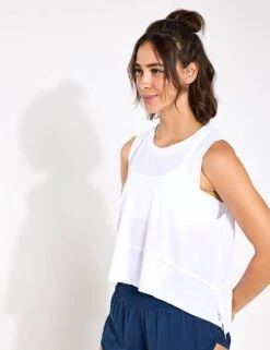 Tempo Tank - White 7 Tempo Tank - White -Outlet Elevate Activewear Store FP Movement Tempo Tank White FP OB1886297 1100S White 0001