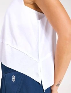 Tempo Tank - White 6 Tempo Tank - White -Outlet Elevate Activewear Store FP Movement Tempo Tank White FP OB1886297 1100S White 0004