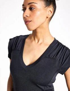 True North Tee - Black -Outlet Elevate Activewear Store FP Movement free people movement true north tee black OB1776297 BS 0024