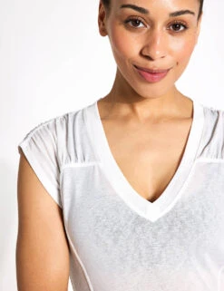 True North Tee - White -Outlet Elevate Activewear Store FP Movement free people movement true north tee white OB1776297 WS 0017