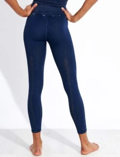 Good Karma High Waisted 7/8 Legging - Deepest Navy -Outlet Elevate Activewear Store Free People Movement GOOD KARMA 7 8 LEGGINGS OB1034337 4405 Navy 0010